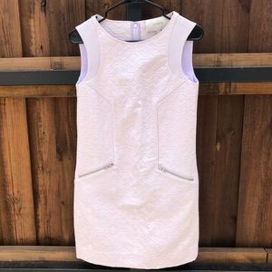 J. Crew Jacquard Sleeveless Lavender Dress XXS